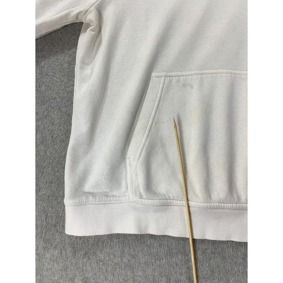 Nike‎ Just Do It Blue Label Cowl Neck Hoodie Sweatshirt (Women's Large) White - Picture 7 of 13